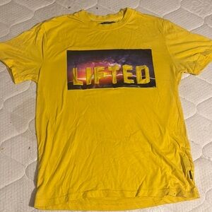 Black PIKE Lifted Graphic Yellow Men's L T-Shirt
